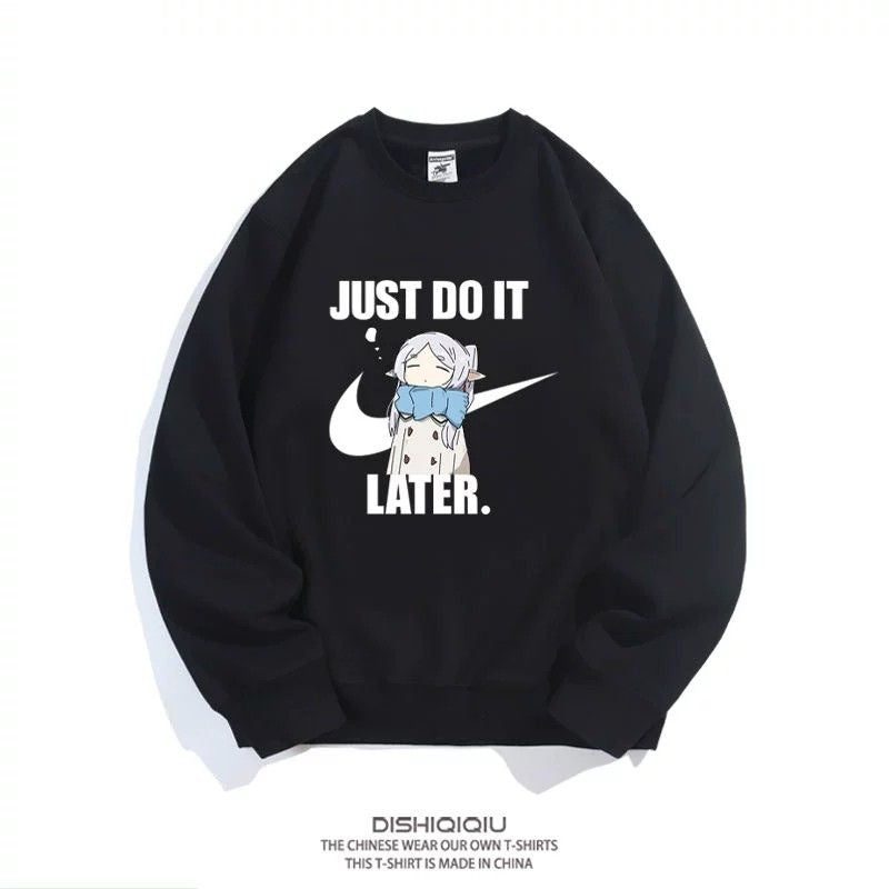 【裹起毛あり】質感のいい 葬送のフリーレン キャラクター ラウンドネックスウェット-A2005