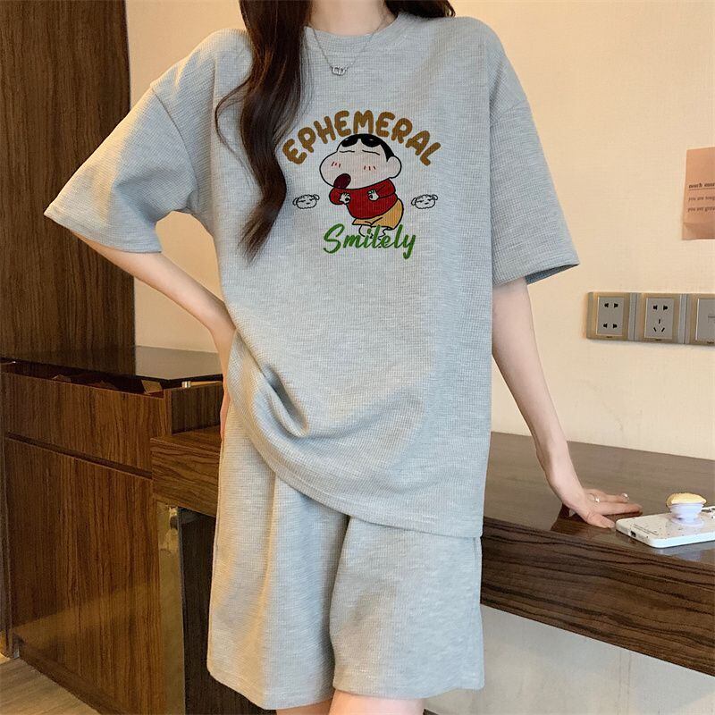 早い者勝ち 大好評 カジュアル キュート 半袖Tシャツⅹパンツセットins-6550