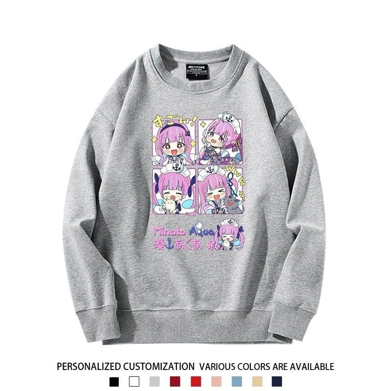 【裹起毛あり】話題沸騰中 ラウンドネックスウェット-A1997