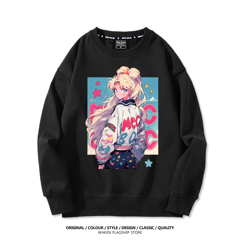 【裹起毛あり】大好評 ラウンドネックスウェット-A1964