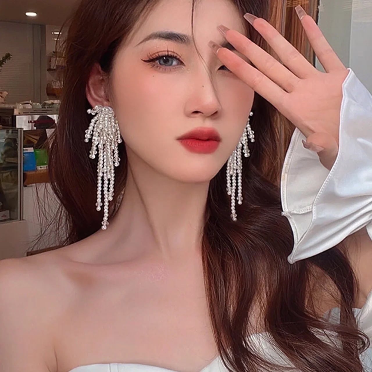 高級感溢れる チャーミング 合わせやすい イアリング アクセサリー<ins-3284>