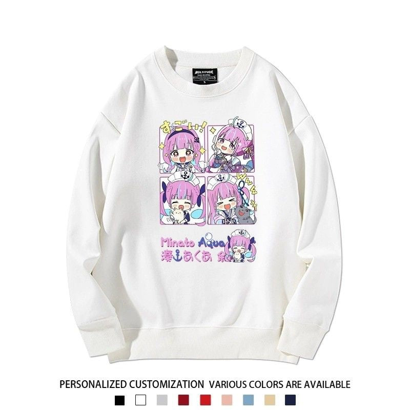 【裹起毛あり】話題沸騰中 ラウンドネックスウェット-A1997