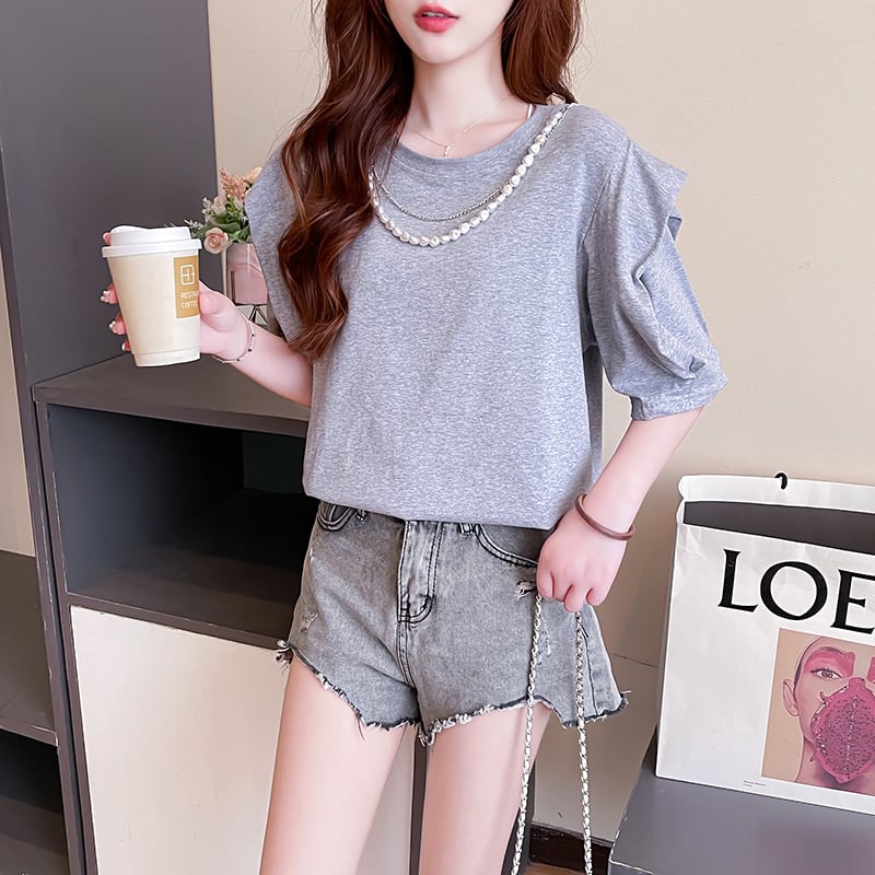 売り切れ必至 個性派 簡潔 ファッション 全3色 半袖Tシャツins-8514