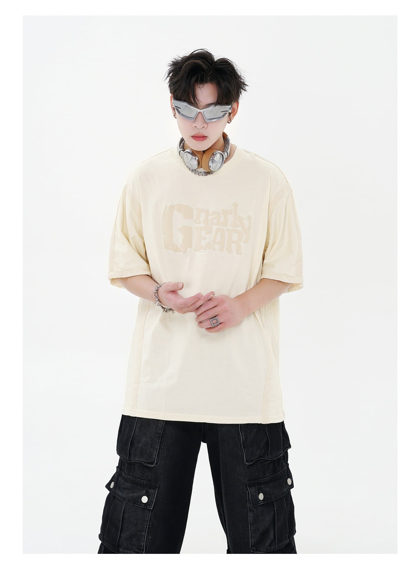 売り切れ必至 人気商品再入荷 個性派 上質 半袖Tシャツ 全2色 男女兼用ins-4907