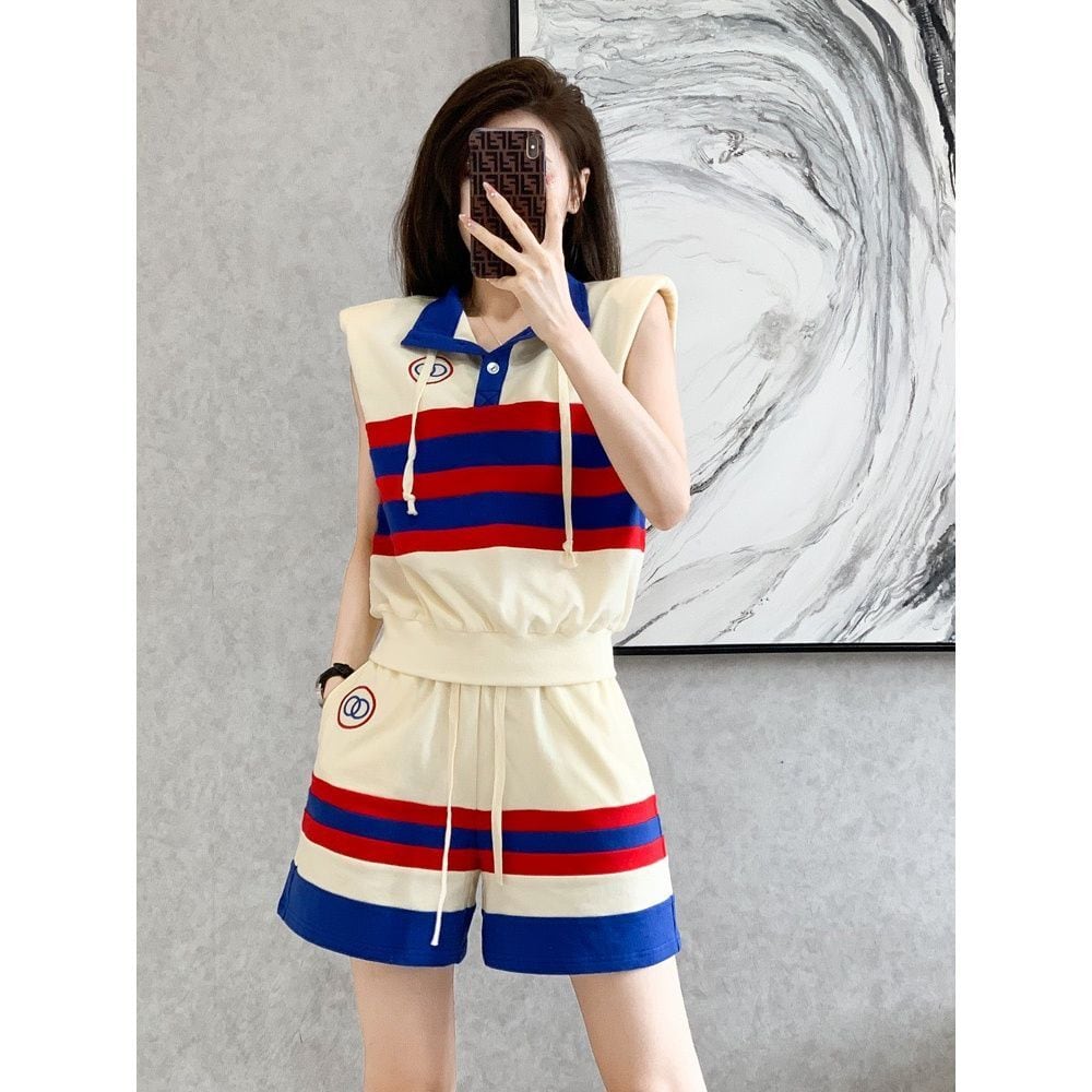 大活躍 ファッション シンプル 上品 ブラウスⅹパンツセットins-6624