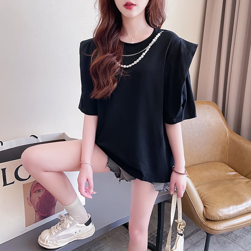 売り切れ必至 個性派 簡潔 ファッション 全3色 半袖Tシャツins-8514