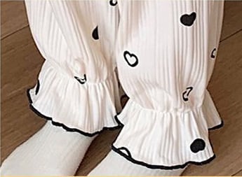 超人気 大人可愛い ファッション キュート 上質 フレアスリーブ パジャマins-4927