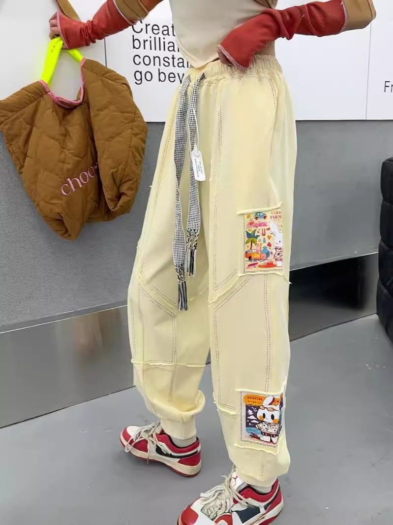 【数量限定】売り切れ必至 ファッション カジュアル 上品 切り替え パンツins-4916