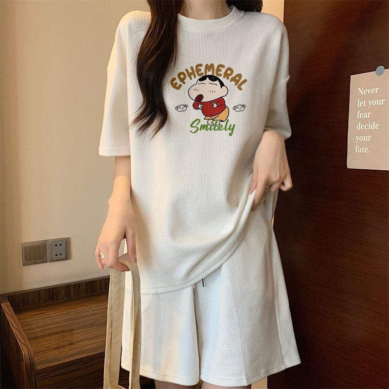 早い者勝ち 大好評 カジュアル キュート 半袖Tシャツⅹパンツセットins-6550