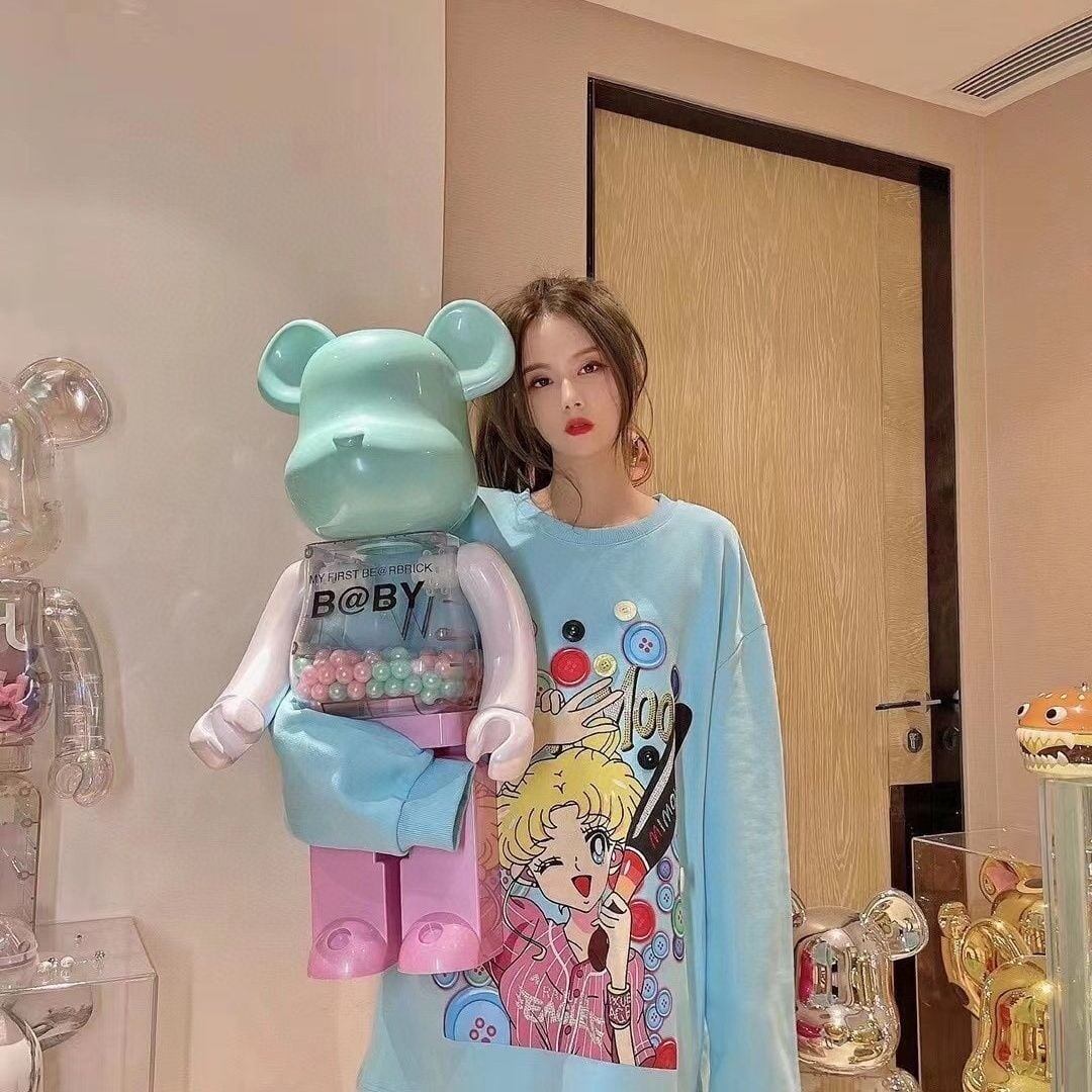 好感度UP ファッション キュート ルーズ スウェット ins-6387