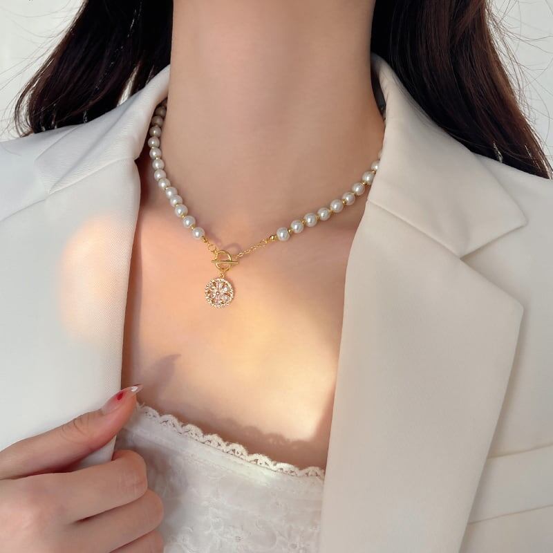 エレガント オシャレ度満点 一目惚れ ネックレス アクセサリー<ins-3200>