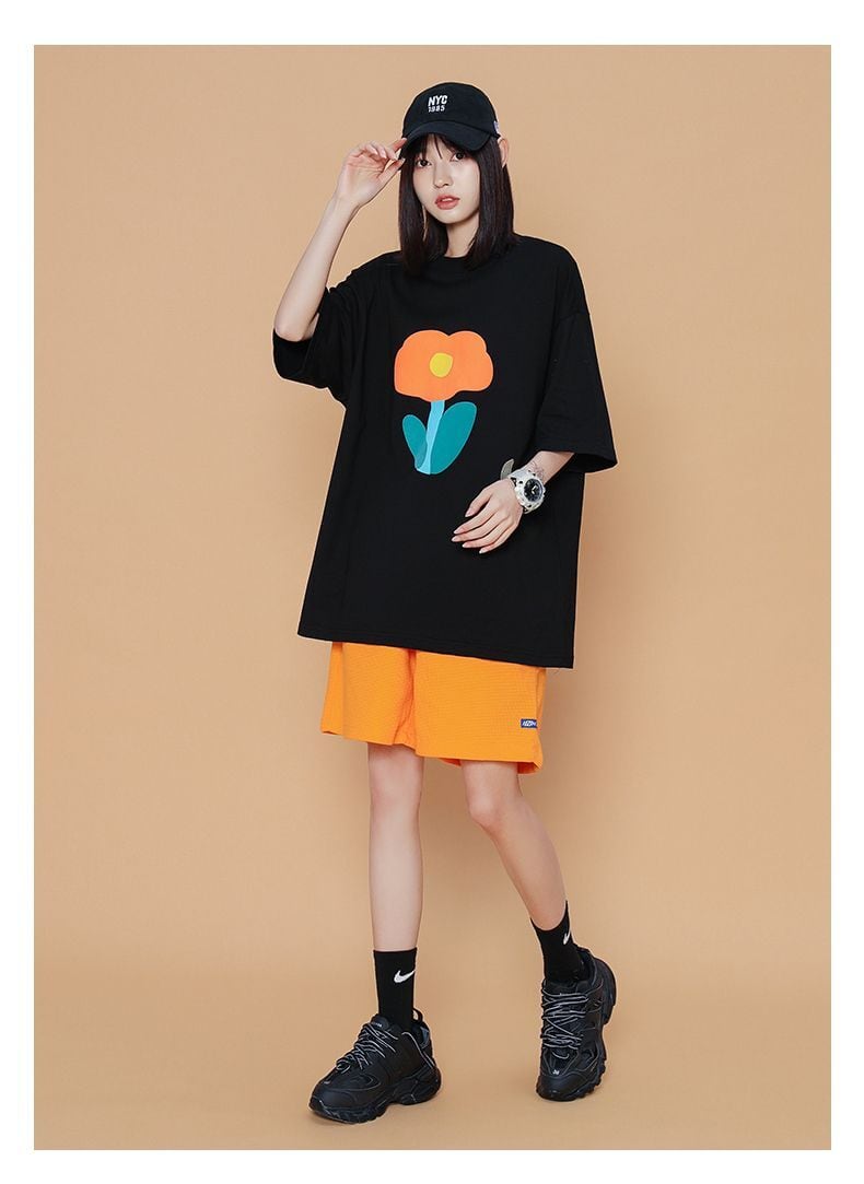 超人気上質 シンプル 半袖Tシャツⅹパンツセットins-8126