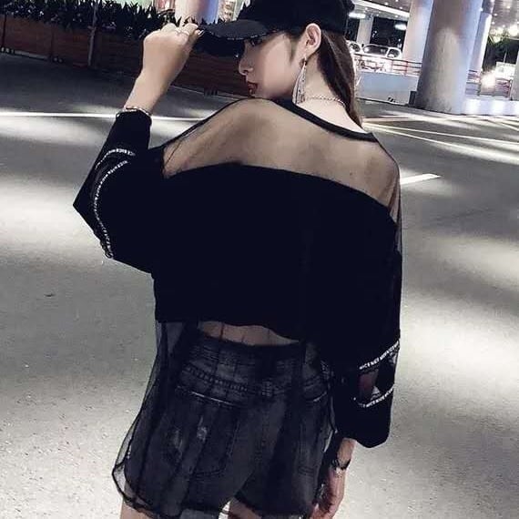 話題沸騰中 アバンギャルド レイヤード風 プリントTシャツ ゆったり半袖ins-8102