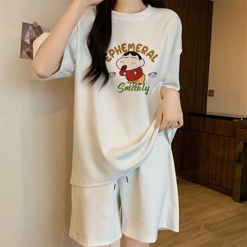 早い者勝ち 大好評 カジュアル キュート 半袖Tシャツⅹパンツセットins-6550