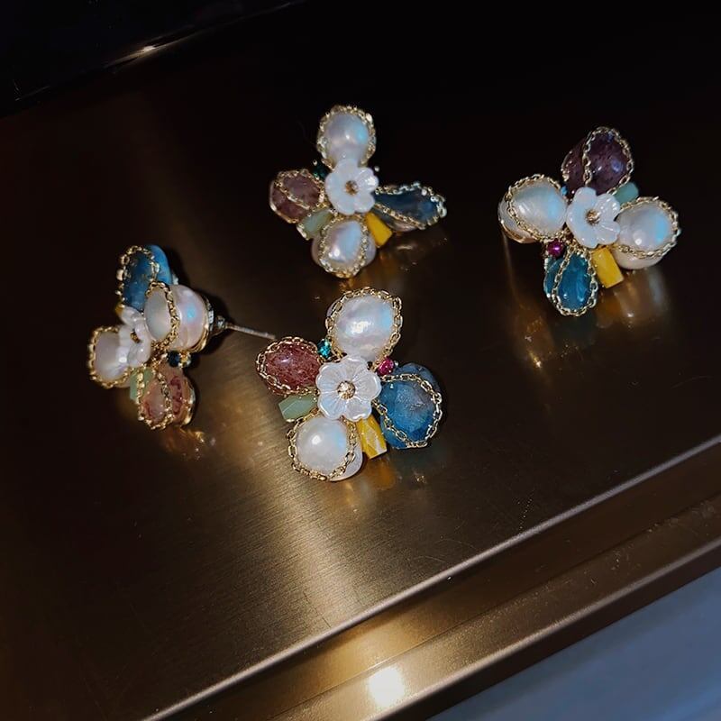 高級感溢れる 美人度アップ ファッション ピアス アクセサリー<ins-3340>