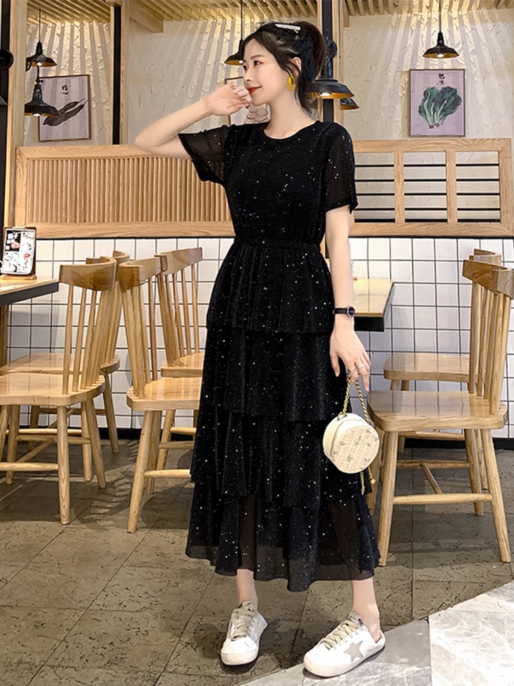 超人気 大人可愛い スウィート フリル ワンピース ins-8619