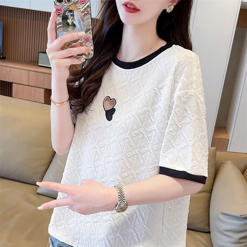 売り切れ必至 カジュアル ファッション 全3色 半袖Tシャツins-8507