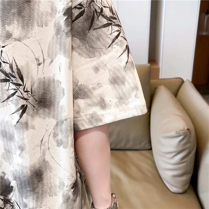 新商品 オシャレ度満点 高級感溢れる 2色選択可 Tシャツ カットソーins-8277
