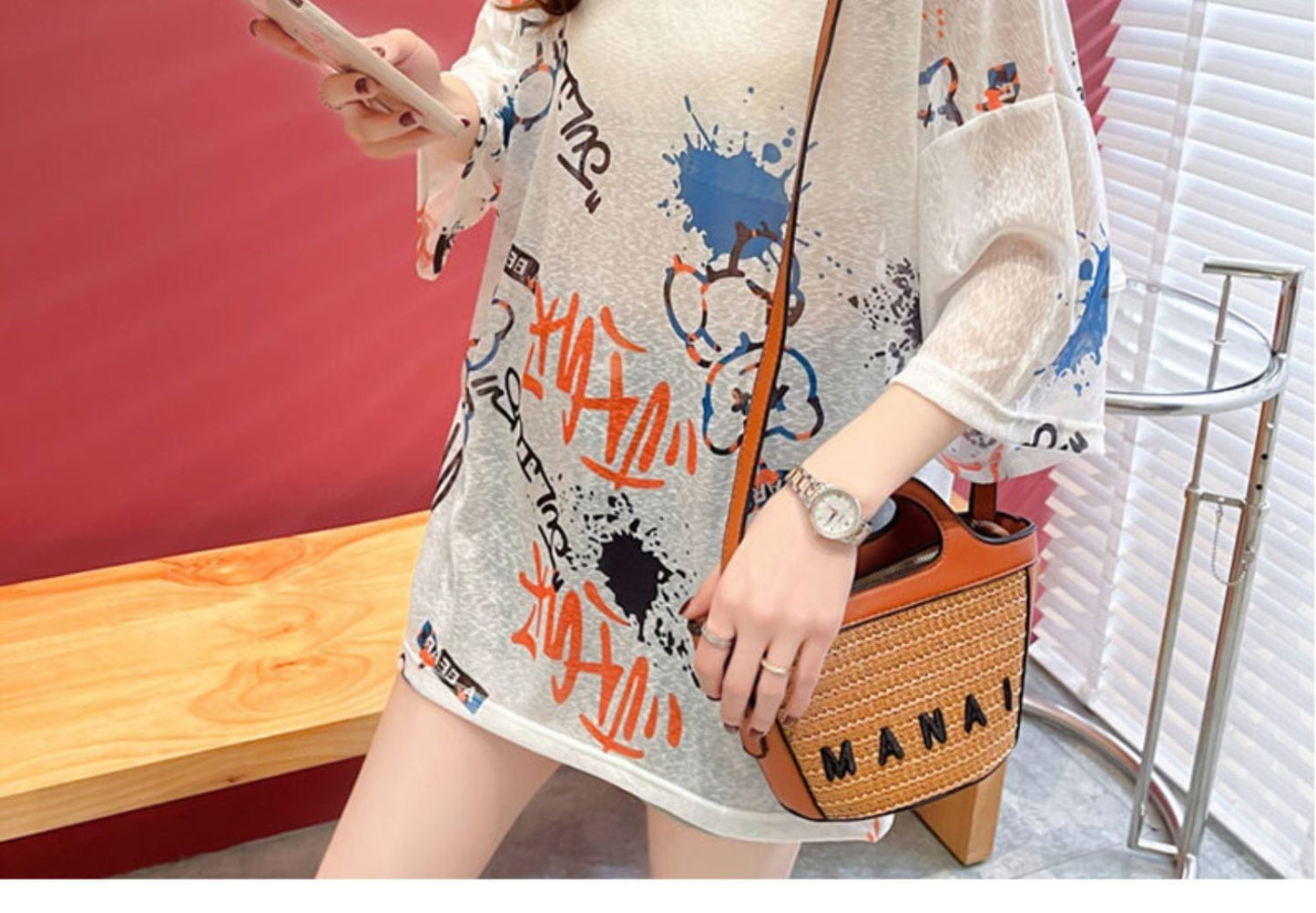 おすすめ ファッション ラウンドネック 半袖 Tシャツ ins-8639