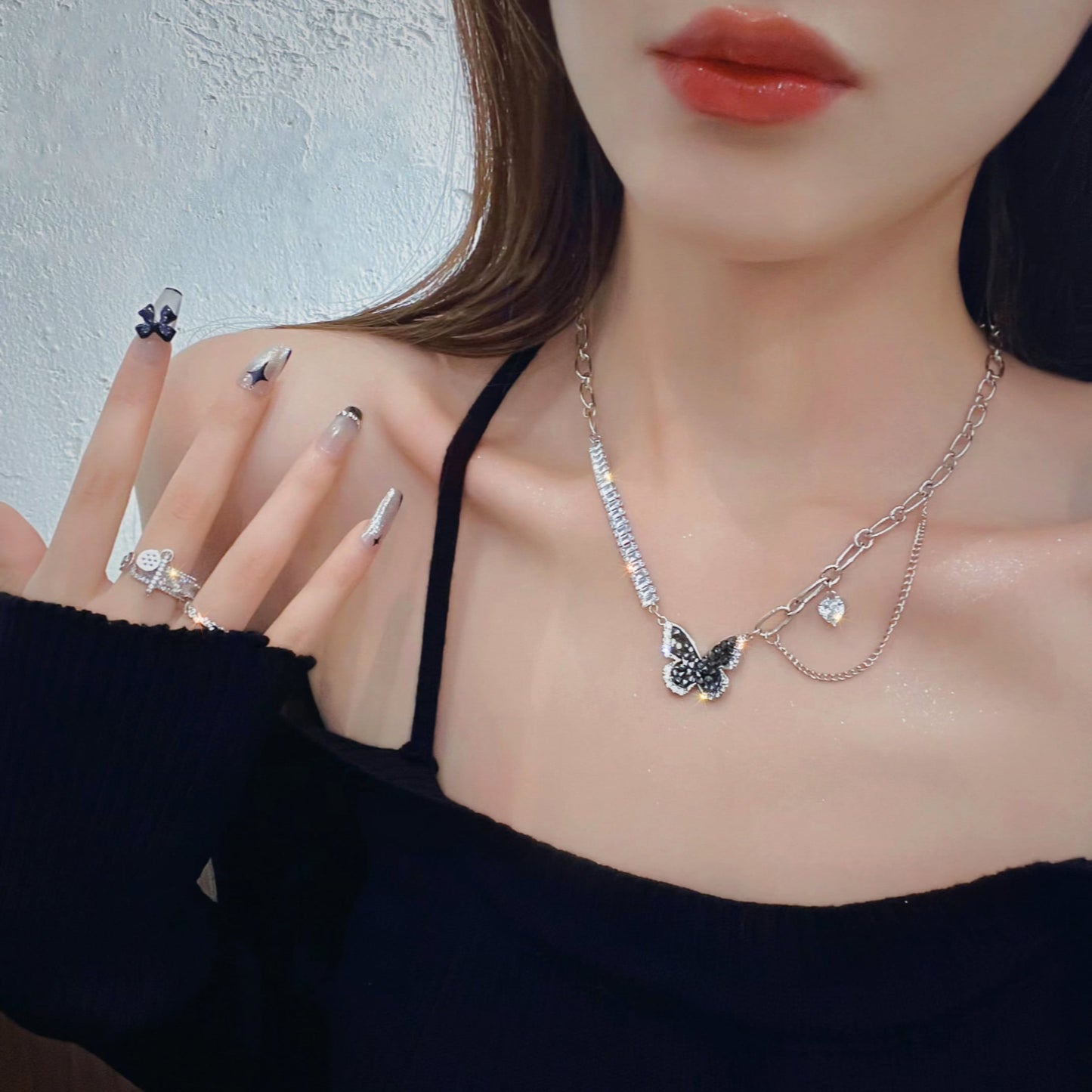 スタイリッシュ 一目惚れ 着心地抜群 ネックレス アクセサリー<ins-3743>