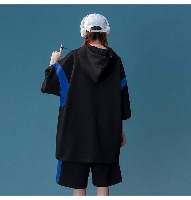 早い者勝ち 絶対流行 カジュアル 半袖Tシャツⅹパンツセットins-6534