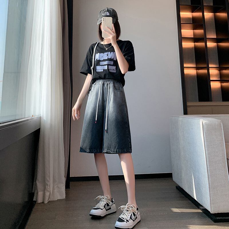 絶対欲しい ゆったり感アップ オシャレ度満点 ディップダイ デニム パンツins-8303