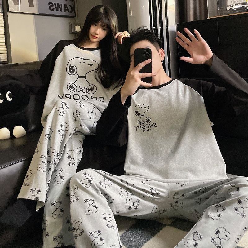 話題沸騰中 新作 寝間着 プリント パジャマ ins-8040