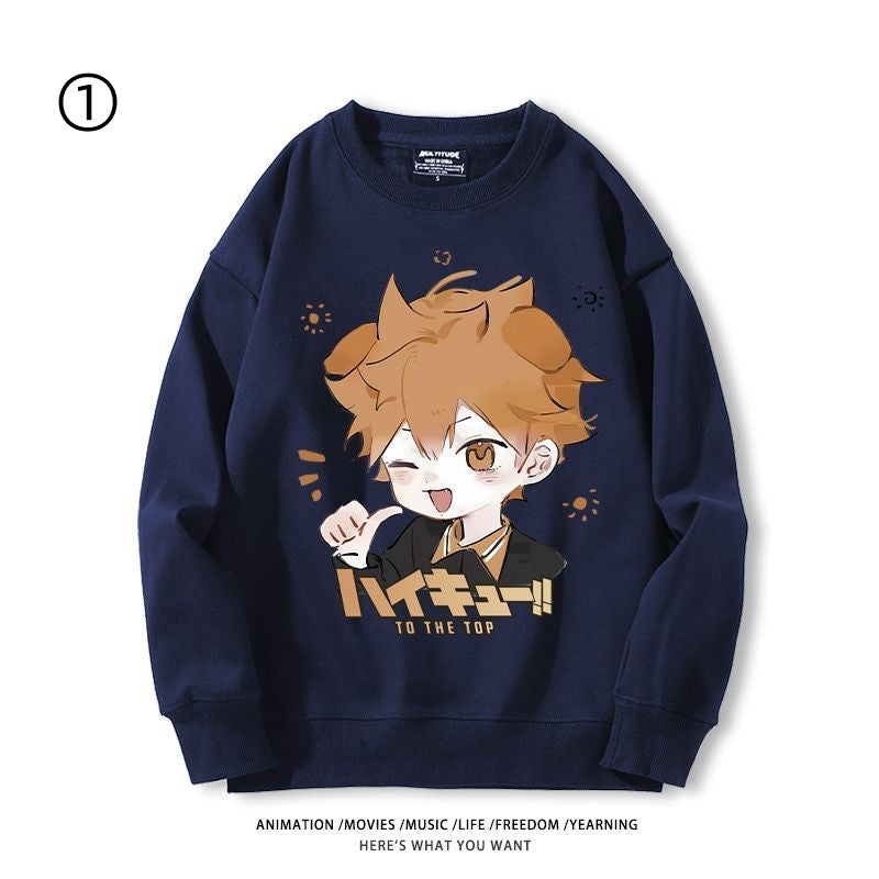 高級感  ラウンドネックスウェット-A1927