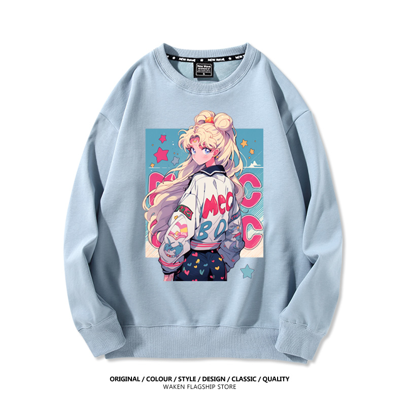 【裹起毛あり】大好評 ラウンドネックスウェット-A1964