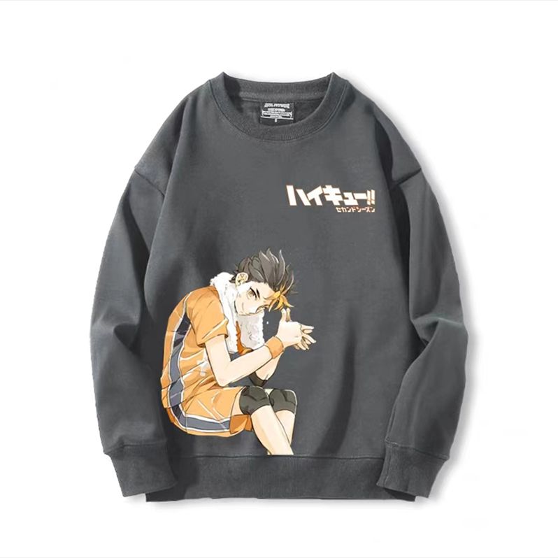 売れ筋 組み合わせやすい ラウンドネックスウェット-A1949