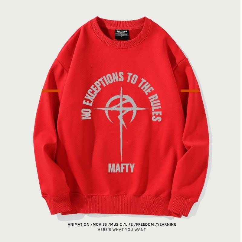 【裹起毛あり】大人の定番 ラウンドネックスウェット-A2003