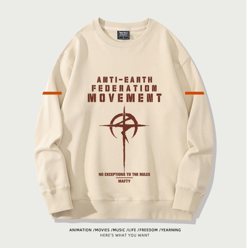 【裹起毛あり】大人の定番 ラウンドネックスウェット-A2003