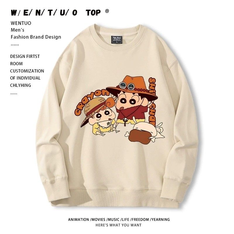 【裹起毛あり】話題沸騰中 ラウンドネックスウェット-A1960