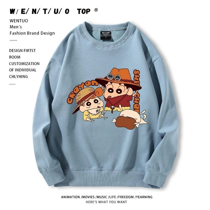 【裹起毛あり】話題沸騰中 ラウンドネックスウェット-A1960