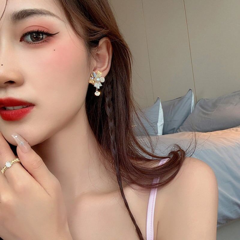 美人度アップ ファッション 高級感溢れる ピアス アクセサリー<ins-3257>