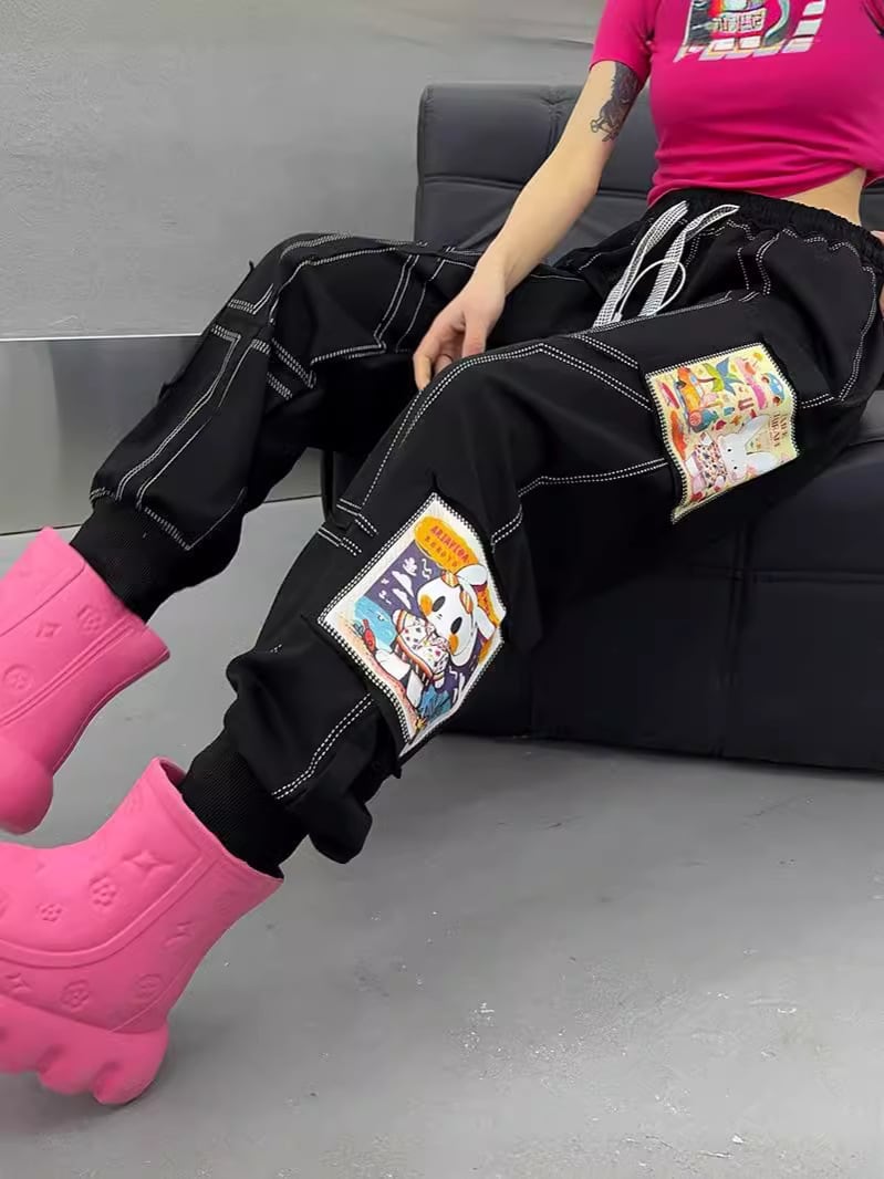 【数量限定】売り切れ必至 ファッション カジュアル 上品 切り替え パンツins-4916
