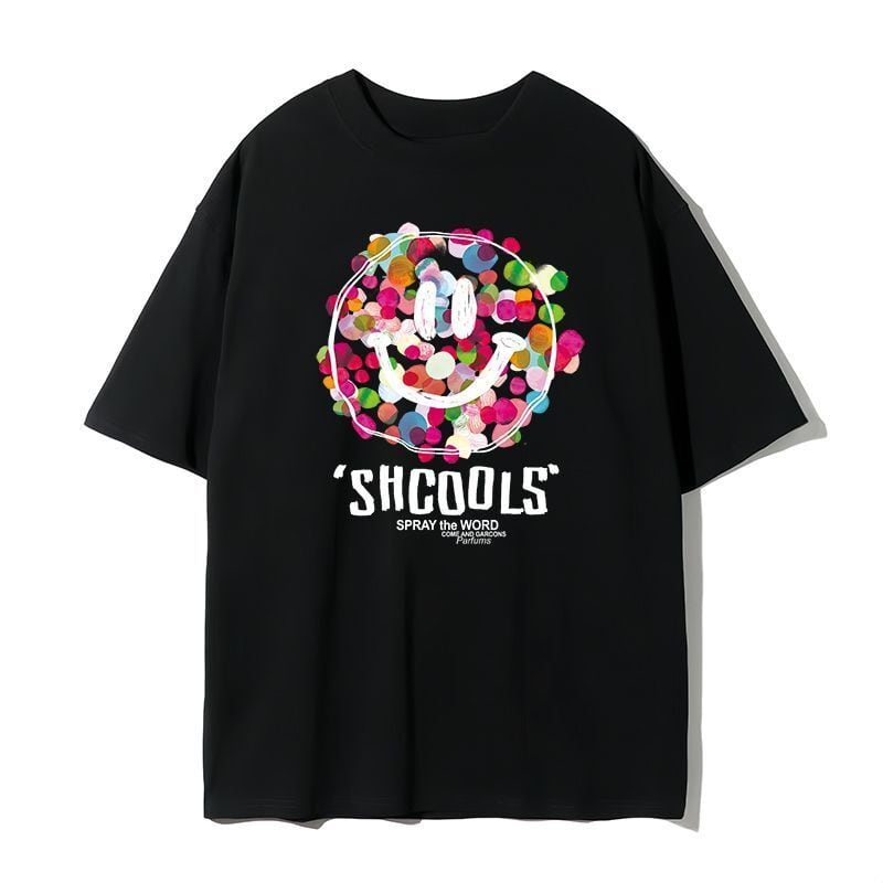 話題沸騰中 カジュアル スマイリー 半袖 Tシャツ ins-8651
