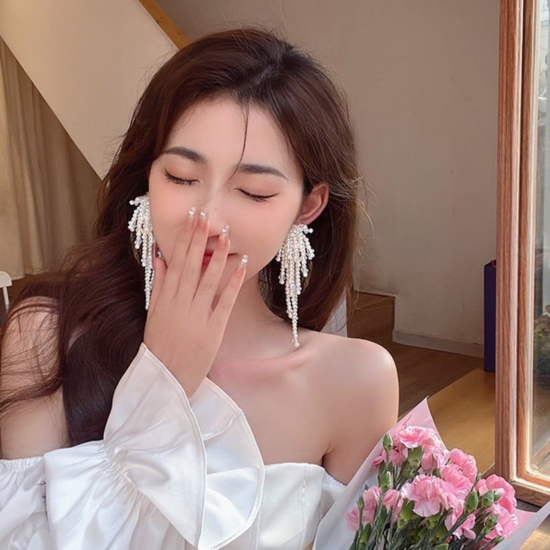 高級感溢れる チャーミング 合わせやすい イアリング アクセサリー<ins-3284>