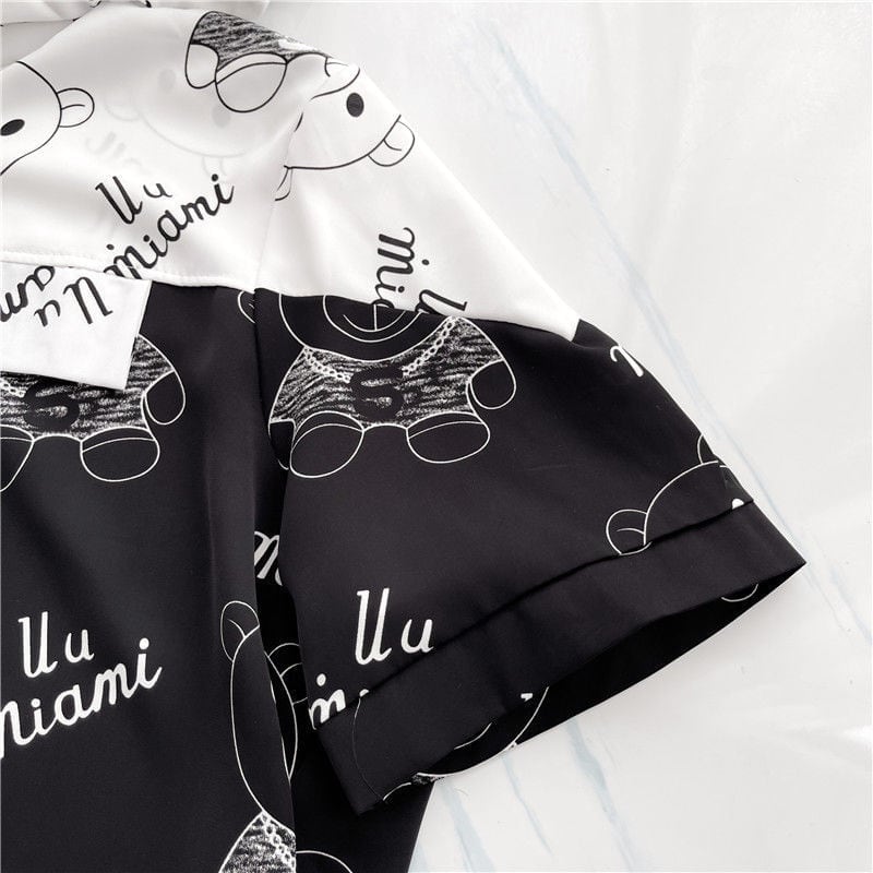 絶対欲しい 個性的なデザイン 一目惚れ  切り替え 半袖Tシャツ カットソーins-8054