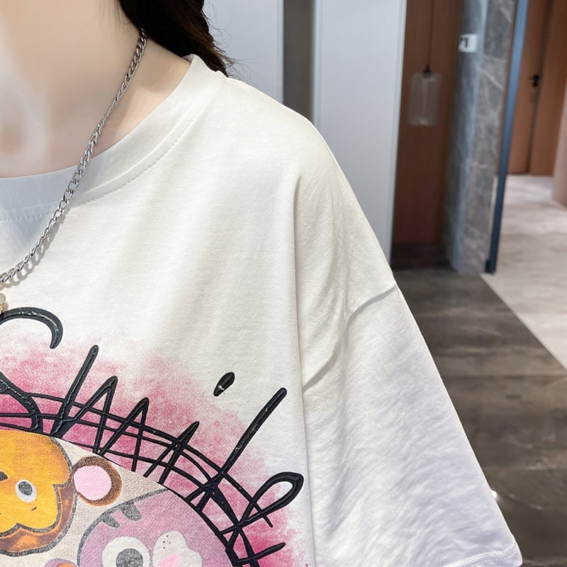 おすすめ ファッション シンプル スウィート 半袖シャツins-6384