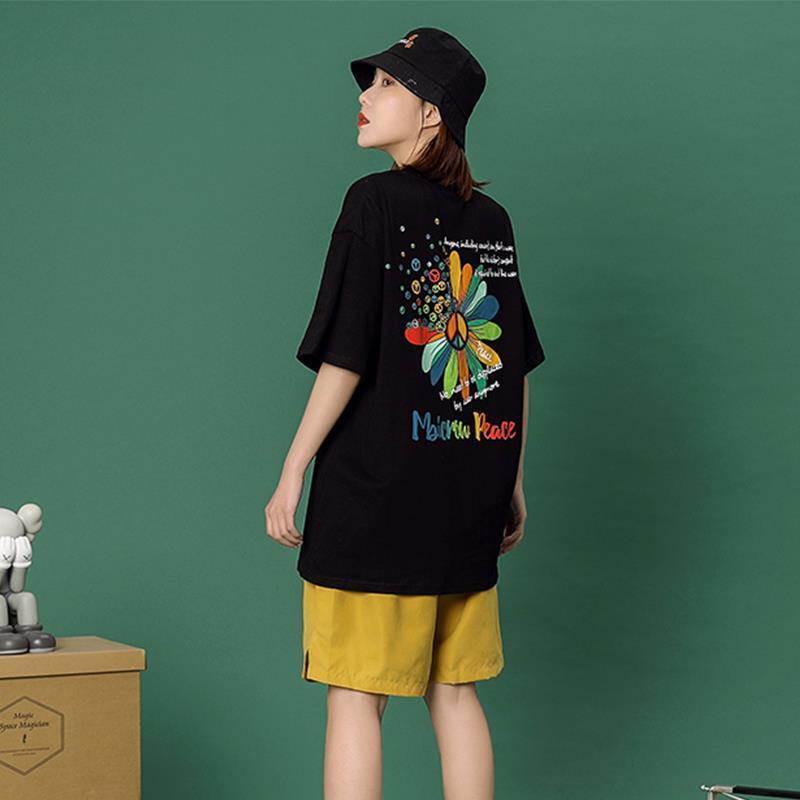 超人気 上質 シンプル 半袖Tシャツⅹパンツセットins-8044