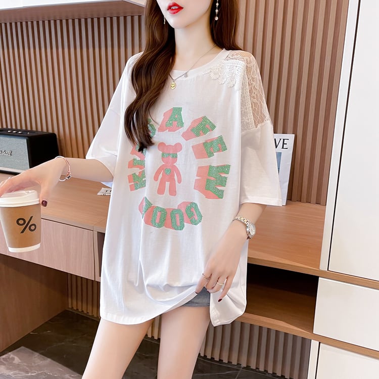 【半額!期間限定!!】美人度アップ ファッション スウィート 半袖シャツins-6632