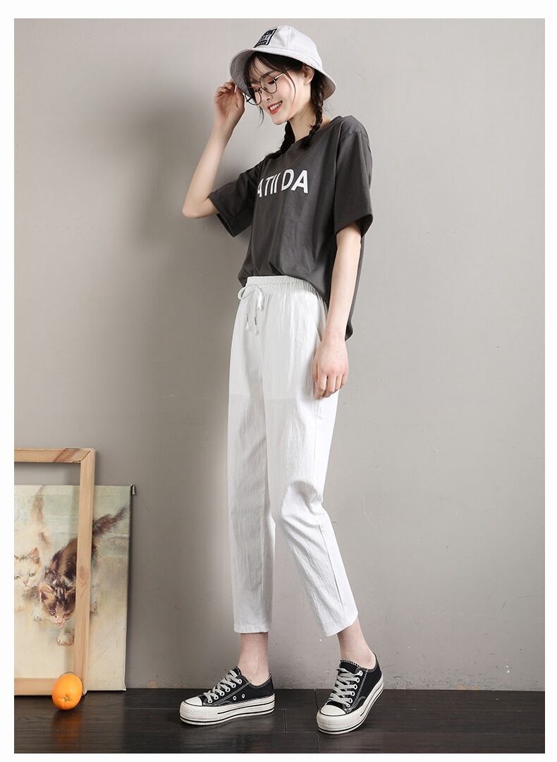 定番シンプル ファッション ゆったりパンツins-6541