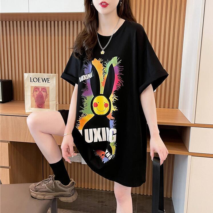 着回し力抜群 カジュアル キュート プリント 半袖Tシャツ全2色 ins-8550