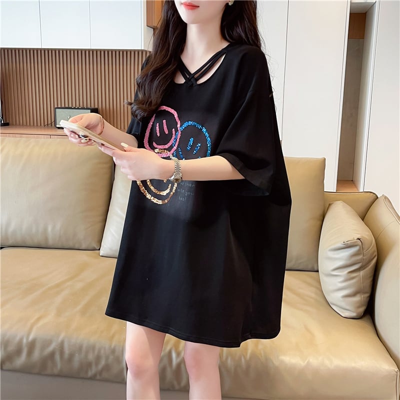 今季マストバイ 特別デザイン スウィート プリント 全2色 半袖Tシャツins-8538
