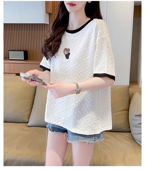 売り切れ必至 カジュアル ファッション 全3色 半袖Tシャツins-8507