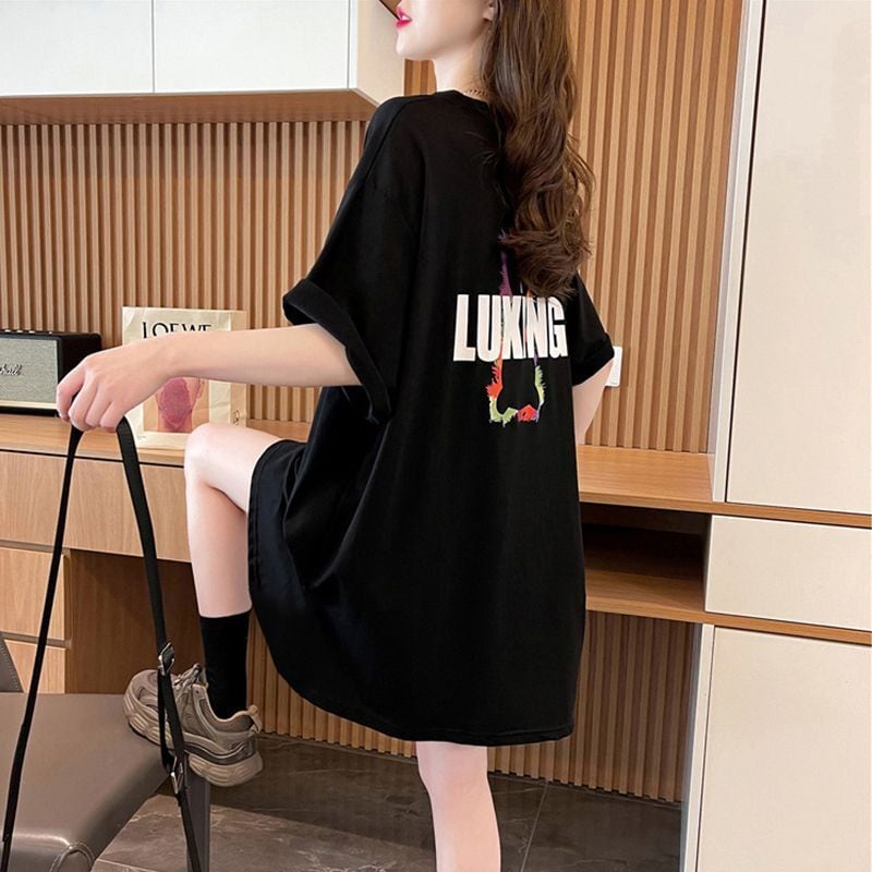 着回し力抜群 カジュアル キュート プリント 半袖Tシャツ全2色 ins-8550