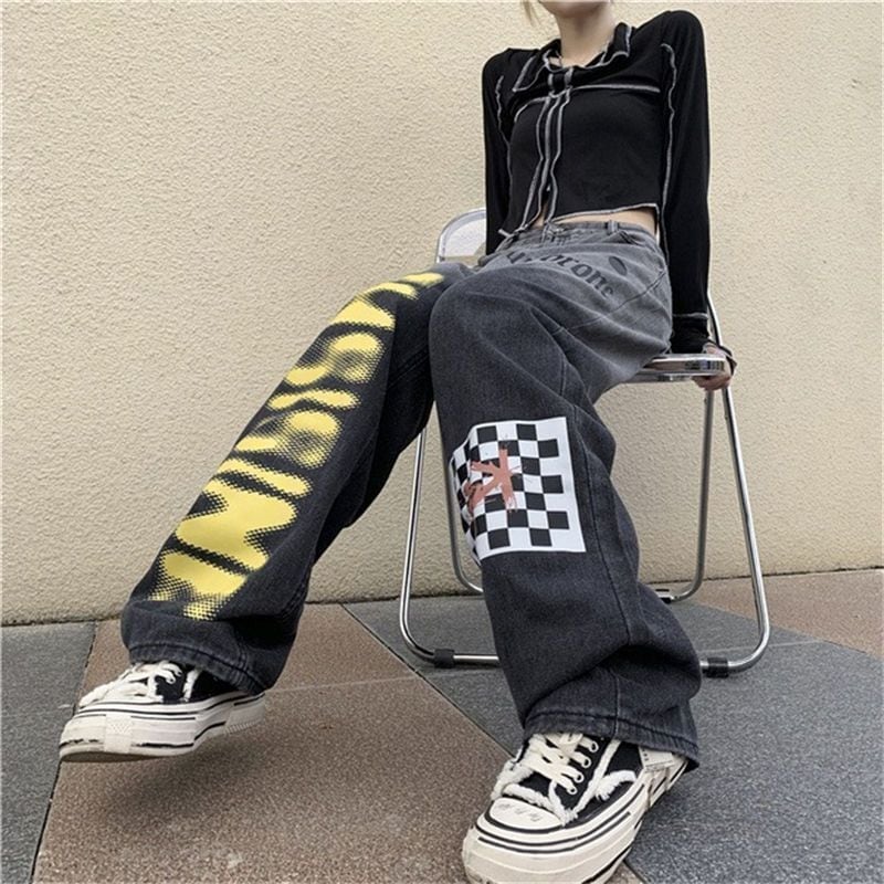 売り切れ必至 個性派 ストリート デニムins-6471