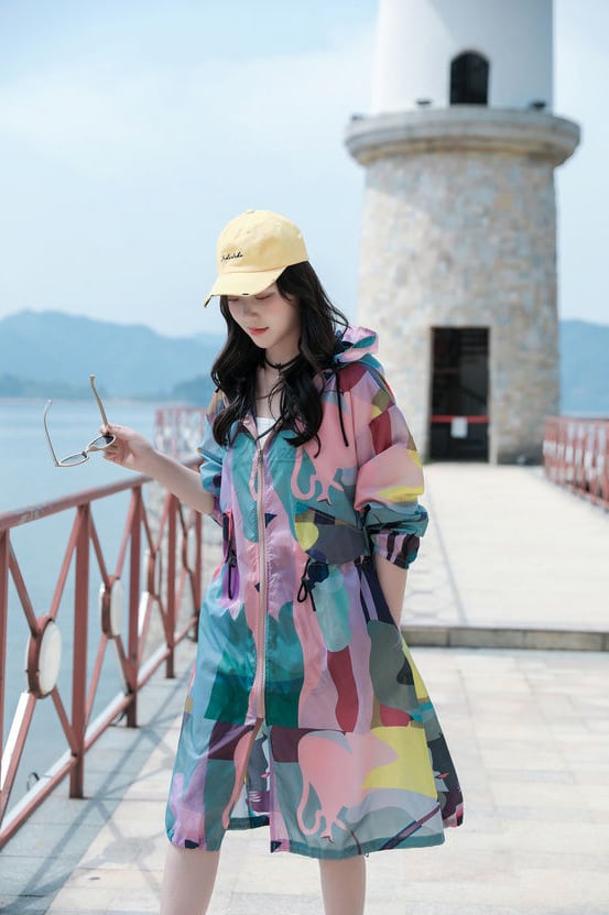 着回し力抜群 カジュアル UVカット夏 長袖 薄手 日焼け止め ゆったり パーカーins-8178