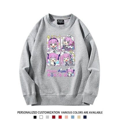 【裹起毛あり】話題沸騰中 ラウンドネックスウェット-A1997